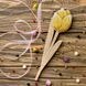 Wooden Bead Embroidery Kit &ndash; &ldquo;Yellow Tulip&rdquo; FLK-202 FLK-202 photo 1