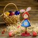 Wooden Bead Embroidery Kit &ndash; &ldquo;Girl Bunny&rdquo; FLK-253 FLK-253 photo 1