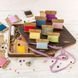 Bobbin Organizer Box &ndash; &ldquo;Dark Square&rdquo; + 32 bobbins FLZB(N)-063 FLZB(N)-063 photo 1
