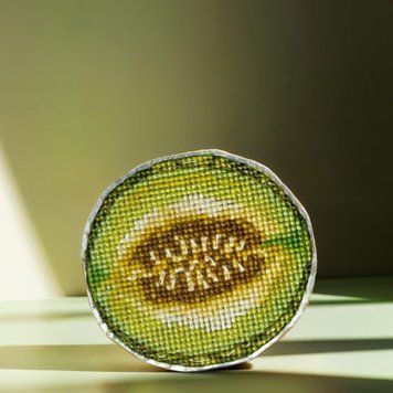 Plastic Cross-Stitch Kit &ndash; "Melon" (Double-Sided) FLX-068