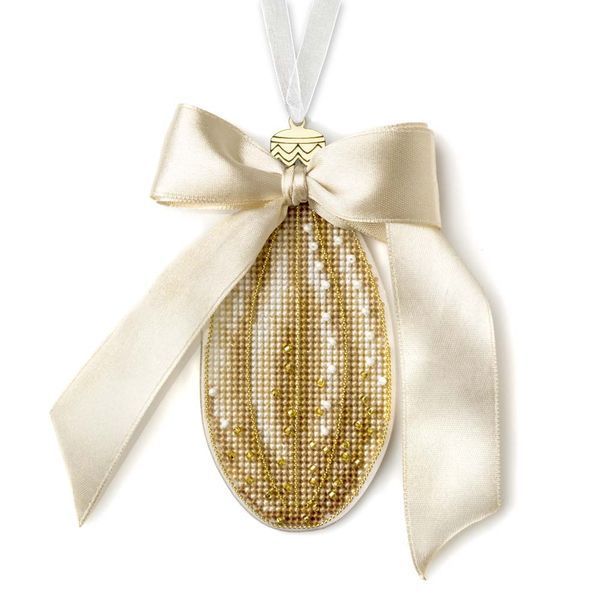 Plastic Cross-Stitch Kit &ndash; &ldquo;Christmas Ornament &ndash; Winter Tear&rdquo; FLX-135