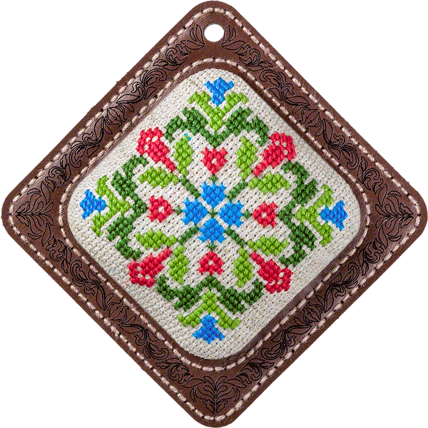 Pincushion Kit &ndash; &ldquo;Floral Ornament&rdquo; FLTL-032
