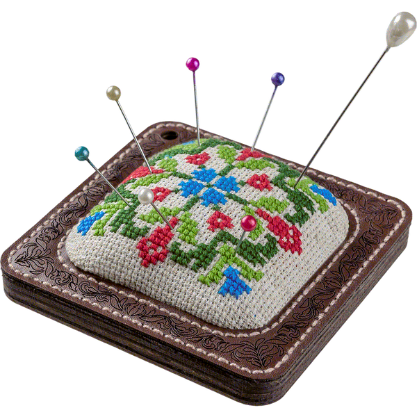 Pincushion Kit &ndash; &ldquo;Floral Ornament&rdquo; FLTL-032