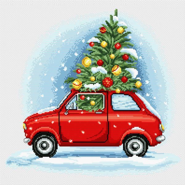 Cross-Stitch Pattern &ndash; "Christmas Adventure" WLP-082
