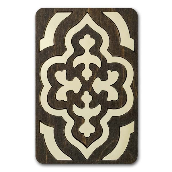 Magnetic Needle Case Rectangular &ndash; &ldquo;Golden Arabesque&rdquo; FLZB(N)-184