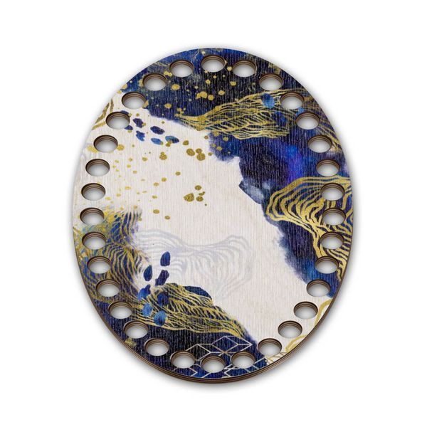 Floss Organizer &ndash; &ldquo;Starry Night, Oval&rdquo; FLZ(P)-071