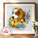 Cross-Stitch Pattern &ndash; "Puppy and Ducklings" WLP-096 WLP-096 photo 1