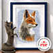 Cross-Stitch Pattern &ndash; "Winter Fox" WLP-105 WLP-105 photo 1