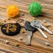 Faux Leather Cross-Stitch Kit &ndash; &ldquo;Keychain&rdquo; FLHL-013 Black FLHL-013 photo 1