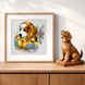 Cross-Stitch Pattern &ndash; "Puppy and Ducklings" WLP-096 WLP-096 photo 5