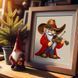 Cross-Stitch Pattern &ndash; "Gnome with a Violin" WLP-039 WLP-039 photo 9