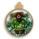 Bead Embroidery Kit (Plastic Base) &ndash; &ldquo;Christmas Ornament &ndash; Sweater Bear&rdquo; (Double-Sided) FLPL-058 FLPL-058 photo 6