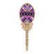 Wooden Bead Embroidery Topper &ndash; &ldquo;Purple Easter Egg&rdquo; FLK-537 FLK-537 photo 3