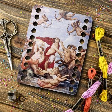 Floss Organizer &ndash; &ldquo;The Triumph of Galatea, Rectangular&rdquo; FLZ(P)-038