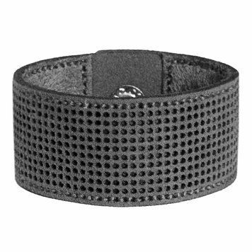 Faux Leather Embroidery Blank – “Bracelet" (2.6 × 17 cm) FLBE(BB)-040 Grey