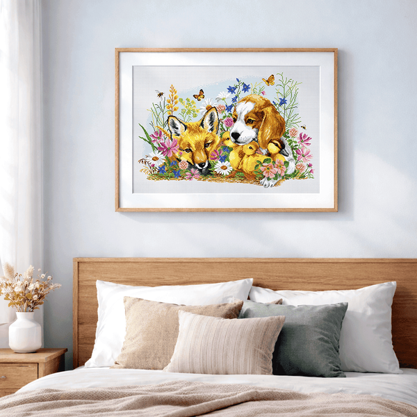 Cross-Stitch Pattern &ndash; "Floral Dreams" WLP-097