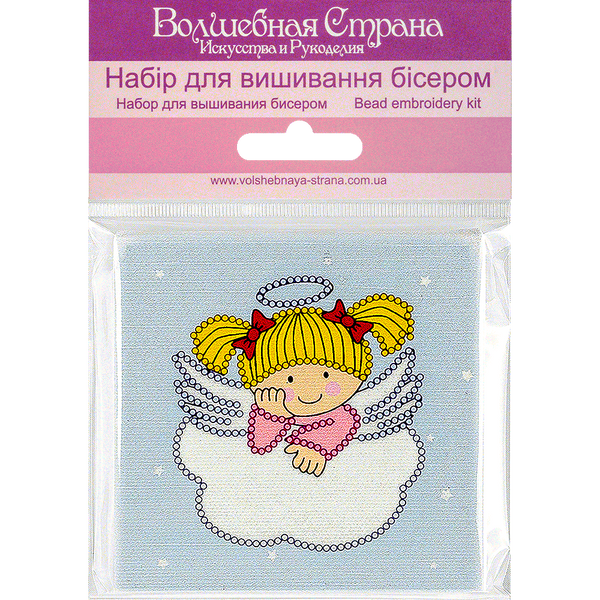 Bead embroidery magnet FLA-154