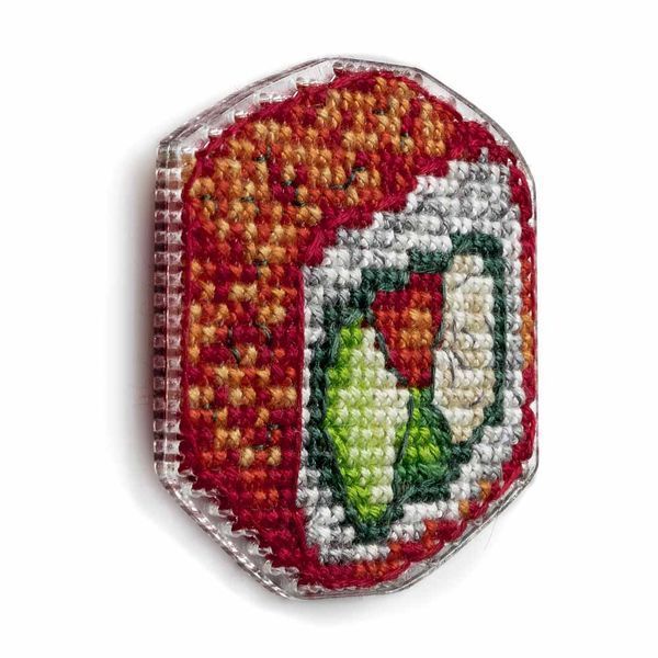 Plastic Cross-Stitch Kit &ndash; "California Sushi" (Double-Sided) FLX-069