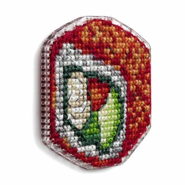 Plastic Cross-Stitch Kit &ndash; "California Sushi" (Double-Sided) FLX-069