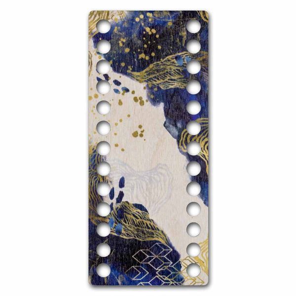 Floss Organizer &ndash; &ldquo;Starry Night, Narrow Rectangular&rdquo; FLZ(P)-072