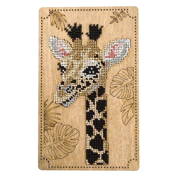 DIY Bead Embroidery Organizer Kit &ndash; &ldquo;Giraffe&rdquo; FLZB-245