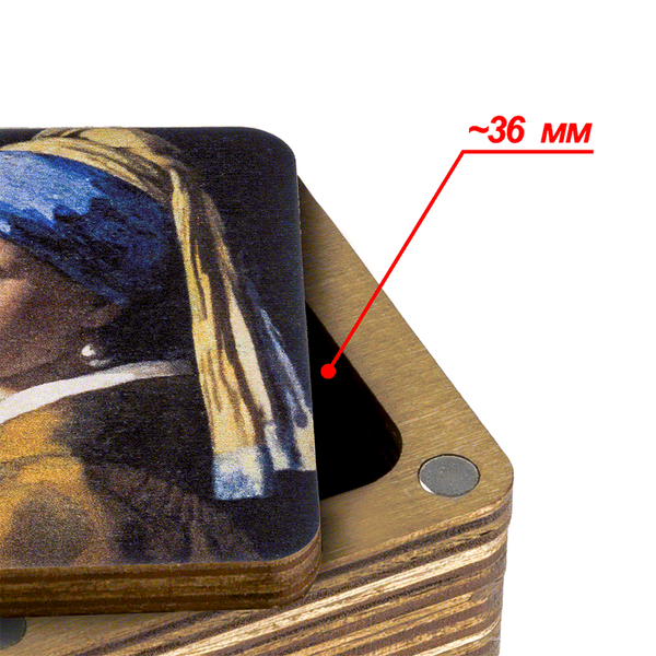 Thread Catcher Square &ndash; &ldquo;Girl with a Pearl Earring&rdquo; FLZB(N)-065