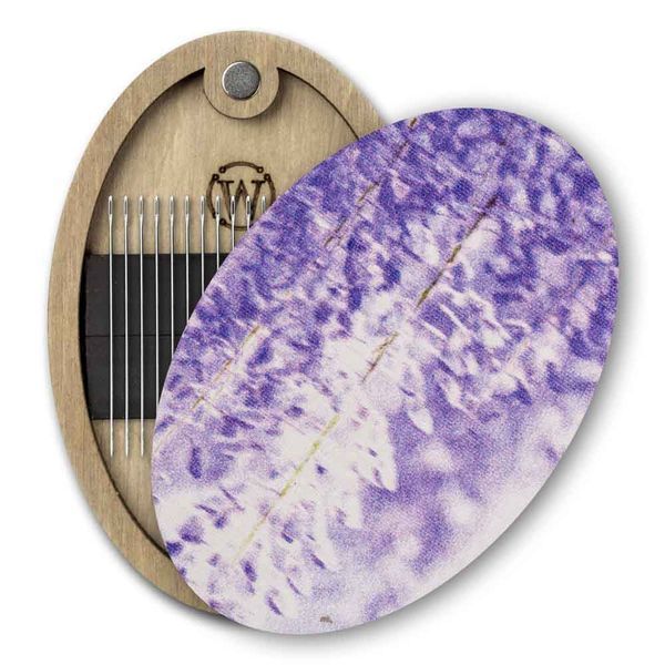 Magnetic Needle Case Oval &ndash; &ldquo;Wisteria&rdquo; FLZB(N)-159