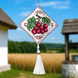 Faux Leather Cross-Stitch Kit &ndash; &ldquo;Folk Hanging Ornament Guelder Rose&rdquo; FLHL-119 FLHL-119 photo 1