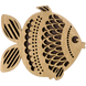 Wooden-Lid Bead Organizer &ndash; &ldquo;Fish&rdquo; FLZB-105 FLZB-105 photo 3