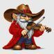 Cross-Stitch Pattern &ndash; "Gnomes Band". A set of three Cross-Stitch Patterns. WLP-040 WLP-040 photo 4
