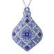 Faux Leather Bead Embroidery Kit &ndash; &ldquo;Icicle Christmas Ornament&rdquo; (Double-Sided) FLBB-165 Light Blue FLBB-165 photo 5