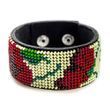 Faux Leather Bead Embroidery Kit &ndash; &ldquo;Bracelet&rdquo; (3 &times; 22 cm) FLBB-038 Black FLBB-038 photo 7
