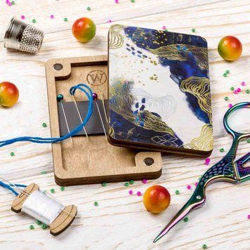 Magnetic Needle Case Rectangular &ndash; &ldquo;Starry Night&rdquo; FLZB(N)-115