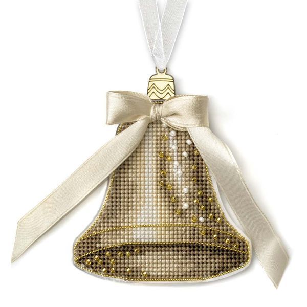 Plastic Cross-Stitch Kit &ndash; &ldquo;Christmas Ornament &ndash; Christmas Chime&rdquo; FLX-137
