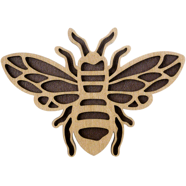 Wooden-Lid Bead Organizer &ndash; &ldquo;Bee&rdquo; FLZB-106