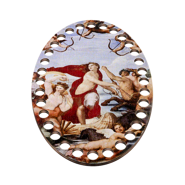 Floss Organizer &ndash; &ldquo;The Triumph of Galatea, Oval&rdquo; FLZ(P)-039