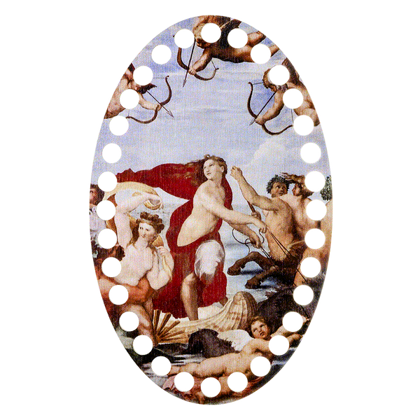 Floss Organizer &ndash; &ldquo;The Triumph of Galatea, Oval&rdquo; FLZ(P)-039