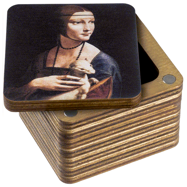 Thread Catcher Square &ndash; &ldquo;Lady with an Ermine&rdquo; FLZB(N)-066