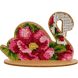Wooden Bead Embroidery Kit &ndash; &ldquo;Swan&rdquo; FLK-105 FLK-105 photo 1