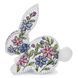 Faux Leather Cross-Stitch Kit &ndash; &ldquo;Rabbit with Floral Pattern&rdquo; FLHL-120 FLHL-120 photo 6