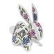 Faux Leather Cross-Stitch Kit &ndash; &ldquo;Rabbit with Floral Pattern&rdquo; FLHL-120 FLHL-120 photo 8