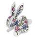 Faux Leather Cross-Stitch Kit &ndash; &ldquo;Rabbit with Floral Pattern&rdquo; FLHL-120 FLHL-120 photo 2