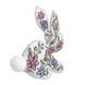 Faux Leather Cross-Stitch Kit &ndash; &ldquo;Rabbit with Floral Pattern&rdquo; FLHL-120 FLHL-120 photo 5