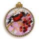 Bead Embroidery Kit (Plastic Base) &ndash; &ldquo;Christmas Ornament &ndash; Bullfinch in Snow&rdquo; (Double-Sided) FLPL-060 FLPL-060 photo 4