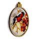 Bead Embroidery Kit (Plastic Base) &ndash; &ldquo;Christmas Ornament &ndash; Bullfinch in Snow&rdquo; (Double-Sided) FLPL-060 FLPL-060 photo 5