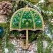 Bead Embroidery Kit (Plastic Base) &ndash; &ldquo;Christmas Ornament &ndash; Green Umbrella&rdquo; (Double-Sided) FLPL-071 FLPL-071 photo 1