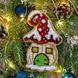 Wooden Bead Embroidery Kit &ndash; &ldquo;Christmas Ornament &ndash; Fairy House&rdquo; FLK-387 FLK-387 photo 1