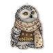 Plastic Cross-Stitch Kit &ndash; "Christmas Ornament &ndash; Owl" FLX-015 FLX-015 photo 3