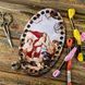 Floss Organizer &ndash; &ldquo;The Triumph of Galatea, Oval&rdquo; FLZ(P)-039 FLZ(P)-039 photo 1