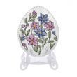 Faux Leather Cross-Stitch Kit &ndash; &ldquo;Egg with Floral Pattern&rdquo; FLHL-121 FLHL-121 photo 8